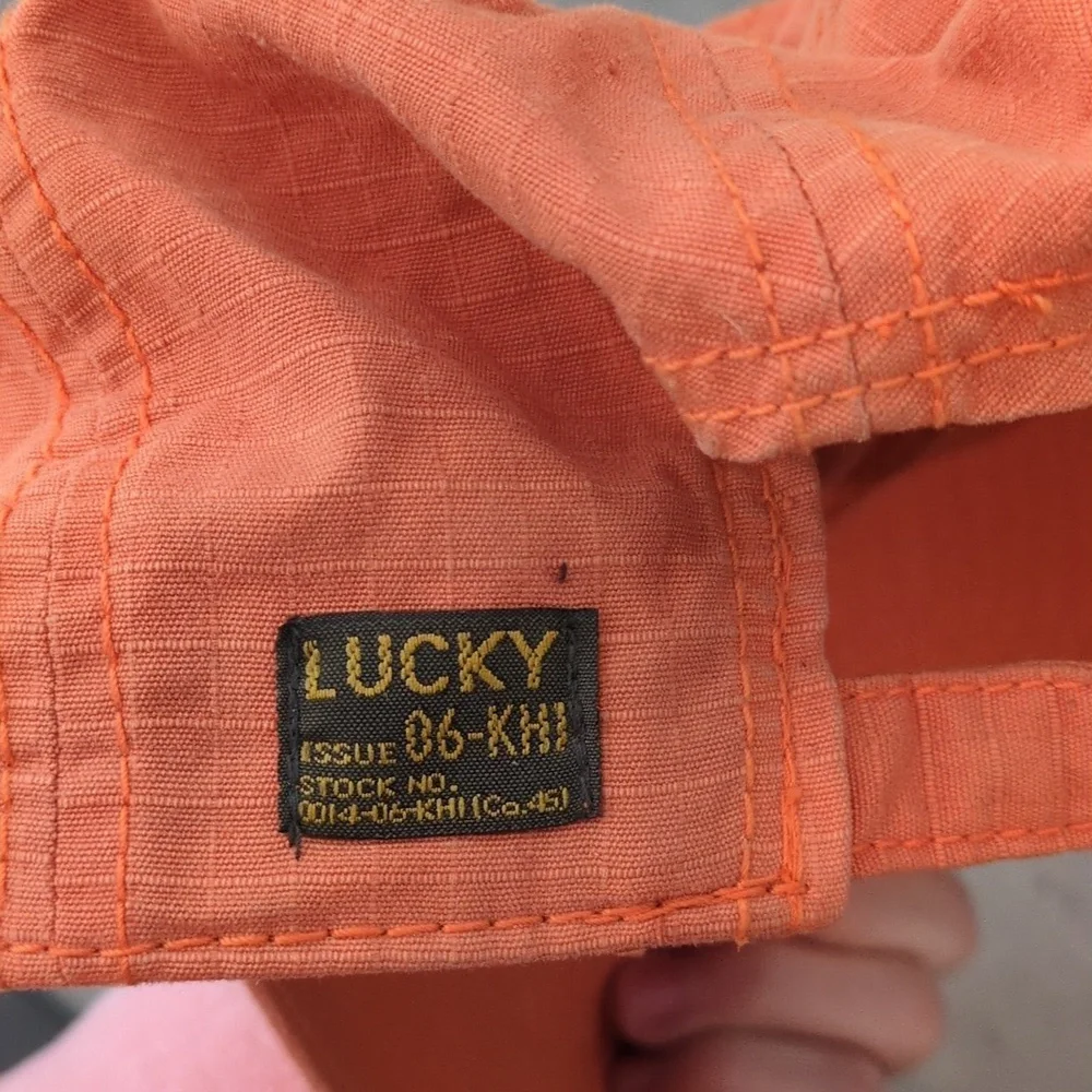 Lucky Brand Clover Orange Women's Baseball‎ Hat